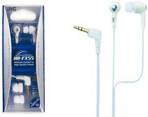 JVC HA-FX55ZW Headphones