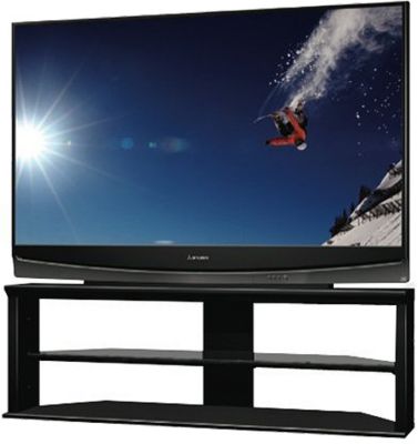 TV on stand (TV not included)