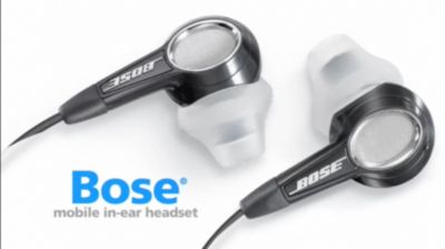 Bose mobile in-ear headset video | 1:24