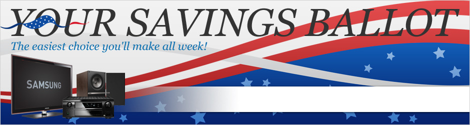 Your Ballot for Savings At Vanns.com Shop Now!