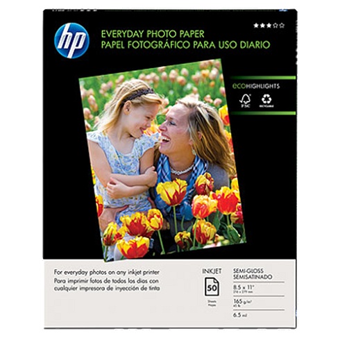HP 8.5 x 11 Everyday Photo Paper