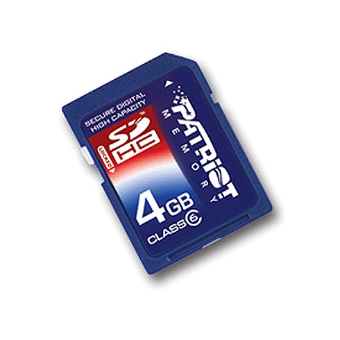 Patriot Memory Signature Flash 4GB SDHC Card