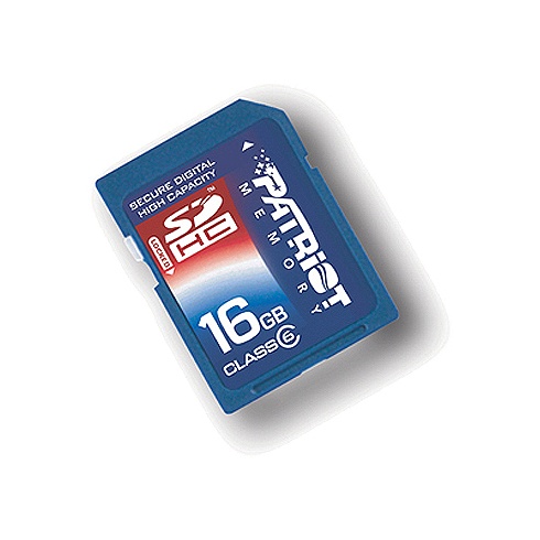 Patriot Memory Signature Flash 16GB SDHC Card