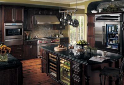 Sub-Zero and Wolf kitchen set with 648PROG, 424, UC-24B, WWD30, SO30-2U/S, DF486G, W482718