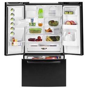 Amana AFI2538AEB BB 25 Cubic Foot French Door Ice And Easy Refrigerator