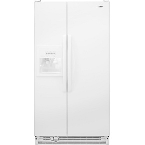 Amana ASD2522WEW 254 cu ft white side by side refrigerator