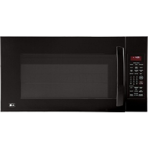 LG LMV2083SB 20 cu ft black over the range microwave