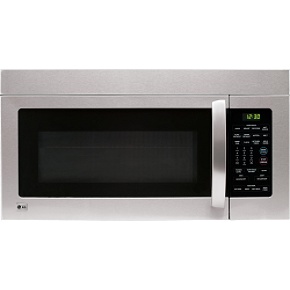 LG LMV1680ST SS 16 cu ft stainless steel over the range microwave
