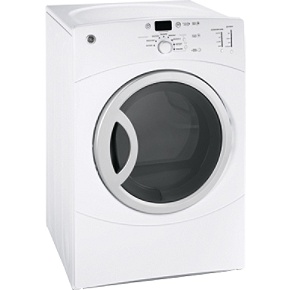 General Electric DBVH520EJWW 70 cu ft white electric dryer