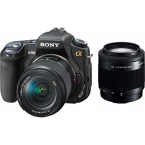 Sony DSLRA350X 142 megapixel black Alpha Series digital SLR camera