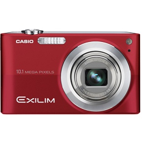Casio EXZ200 10.1 megapixel red Exilim digital camera