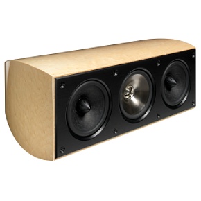 KEF XQ50CMA BIRDSEYE MAPLE 3 way birdseye maple XQ Series center channel speaker