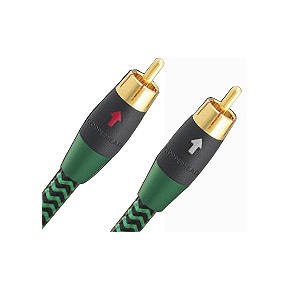 AudioQuest Copperhead 1M 1M blackgreen analog audio interconnect cable