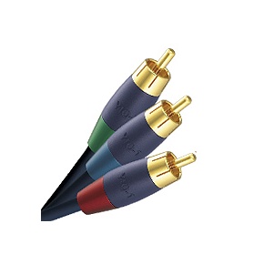 AudioQuest YIQ 1 2M 2M multi-colored component video cable
