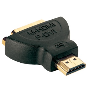 AudioQuest FDVI To MHDMI Male HDMI plug to female DVI D jack adapter
