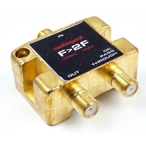 AudioQuest F2F Female To Female Coax Splitter 1 In 2 Out
