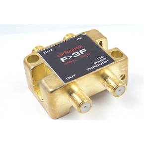 AudioQuest F3F Female To Female Coax Splitter 1 In 3 Out
