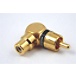 AudioQuest M21F90S AudioQuest 90 degree adapter - RCA male to RCA female