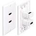 AudioQuest HDMI M2 HDMI wall plate and two straight HDMI jacks