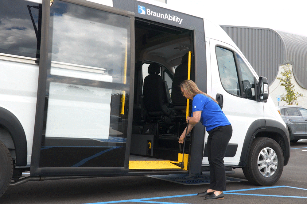 ProMaster gif of ramp and door