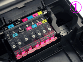 Replace ink tank(s) MP970