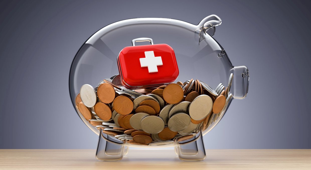 An isolated vector illustration featuring green and white holiday food and drink on a vibrant red background.