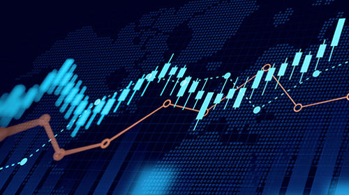 Chart showing volatility