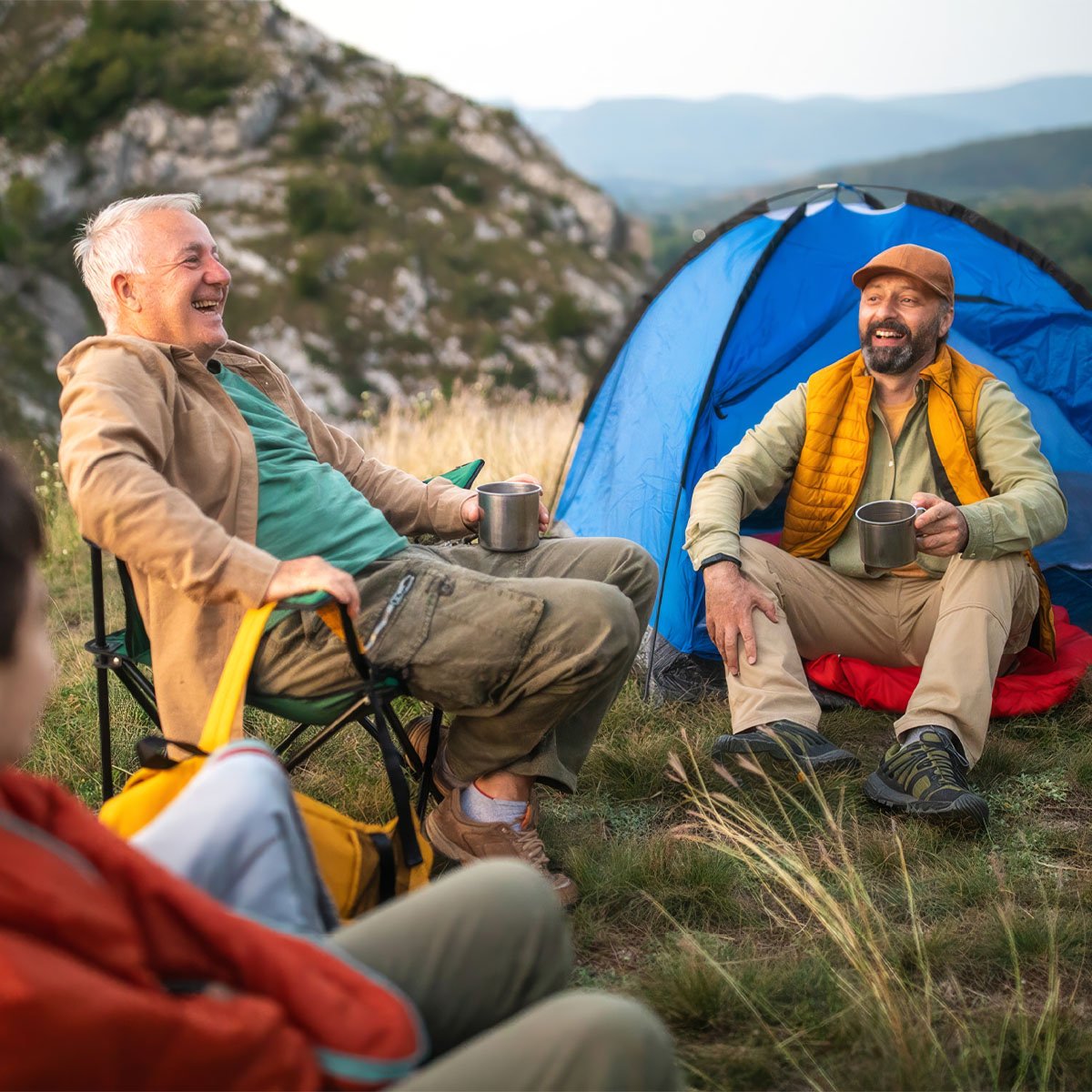 men tent