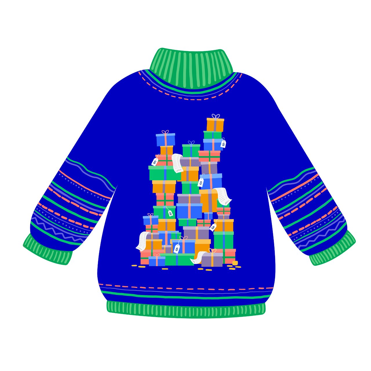 Holiday spending sweatersOverGifter21002100