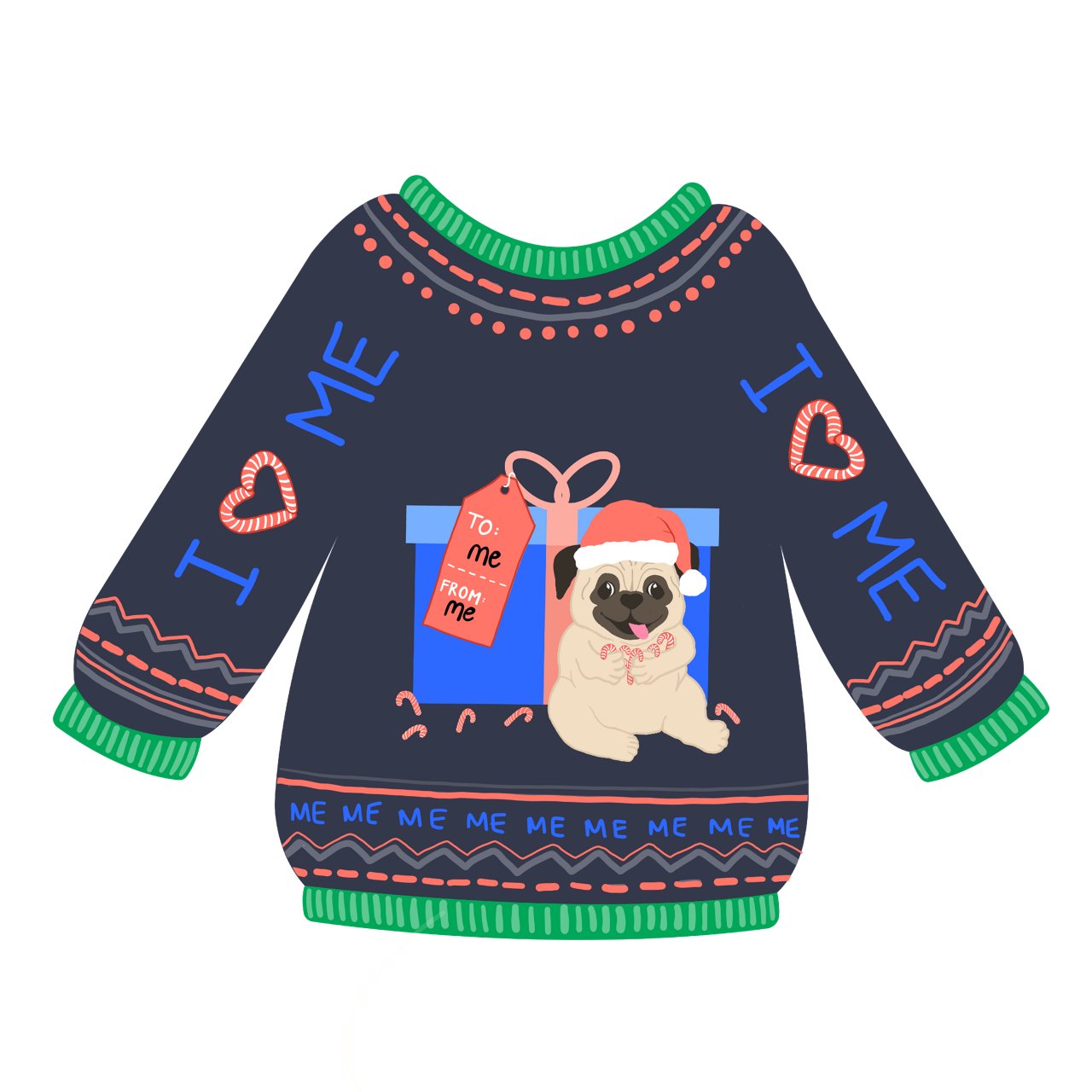 Holiday spending sweatersSelfSplurger21002100
