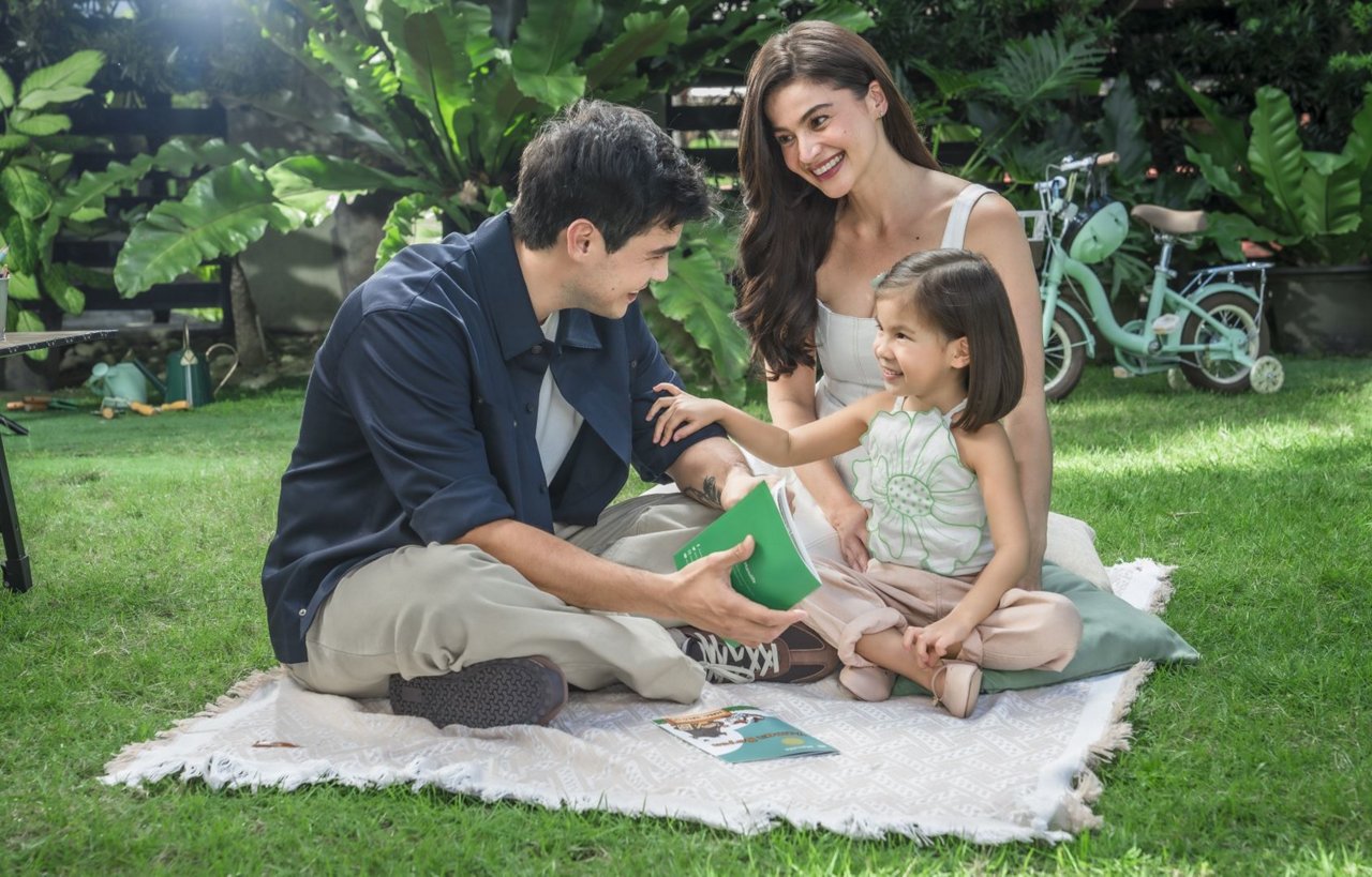 anne curtis with husband erwan and daughter dahlia