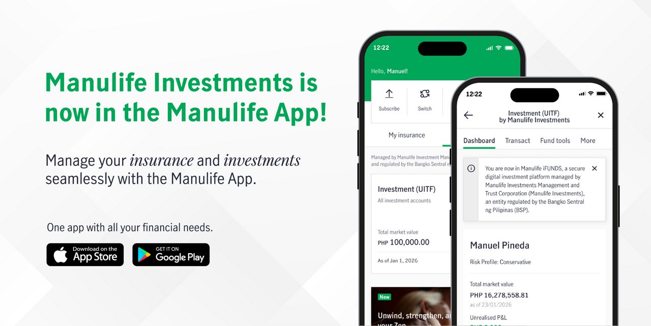 Manulife Philippines and Manulife Investments Philippines Launch iFUNDS on Manulife App