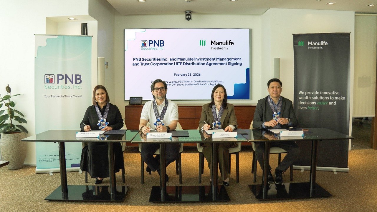 PNB and Manulife investment agreement signing