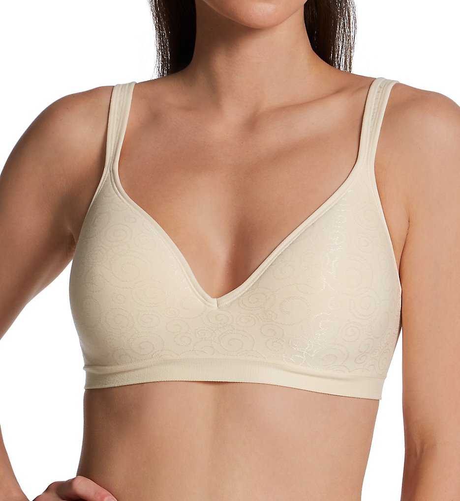 Bali Womens Comfort Revolution Wirefree Bra 34c Nude Swirl for sale online