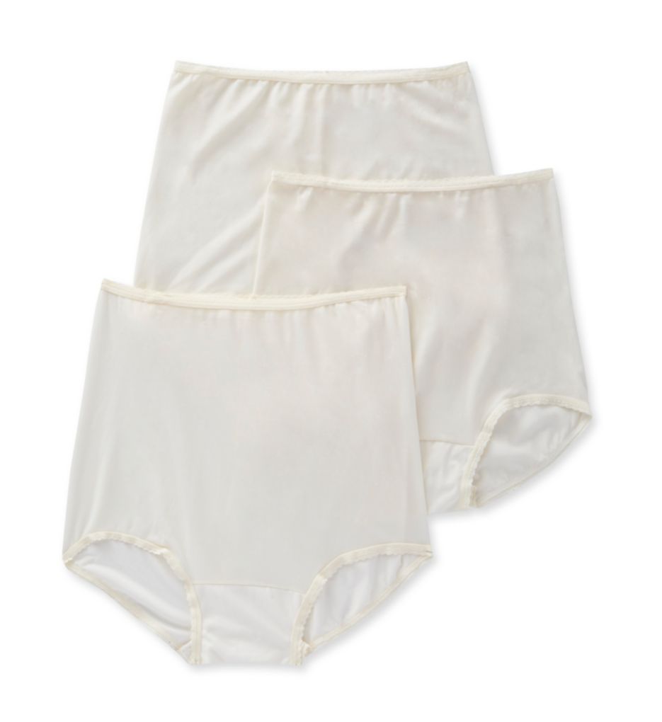 Bali Women's Skimp Skamp Brief Panty - 3 Pack, A633,  BlackRosewoodMoonlight, 6 at  Women's Clothing store