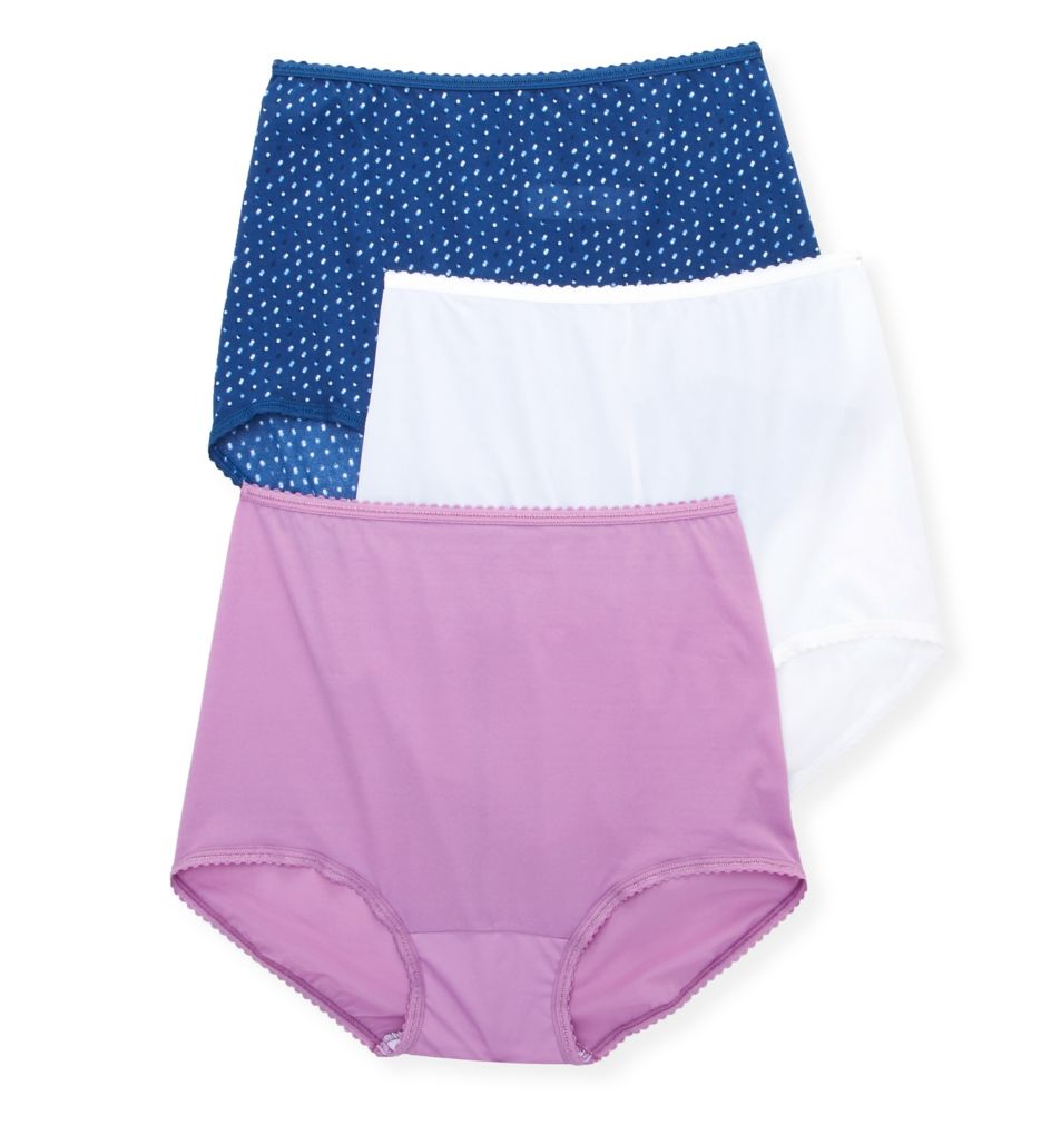 Buy Bali Cool Cotton Skimp Skamp Brief Panty - 3 Pack (A332)  6/HGWhitBlushingLavender at