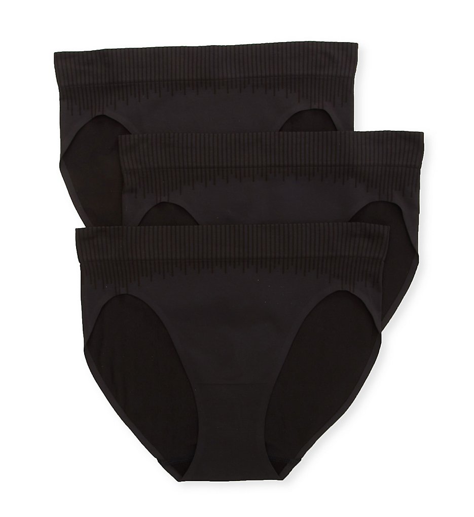 Bali DFMSH3 Comfort Revolution Seamless Hi Cut Panty - 3 Pack - Picture 2 of 2