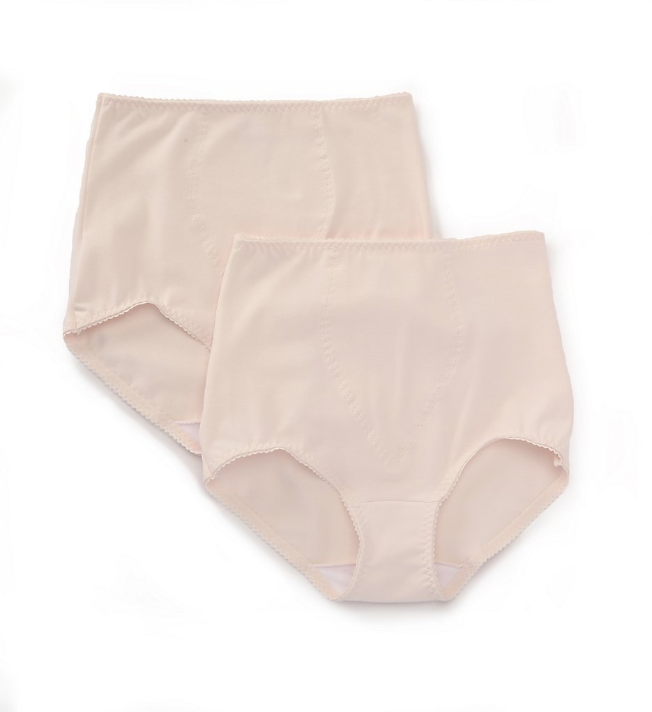 Bali X037 Light Control Stretch Cotton Brief Panty - 2 Pack