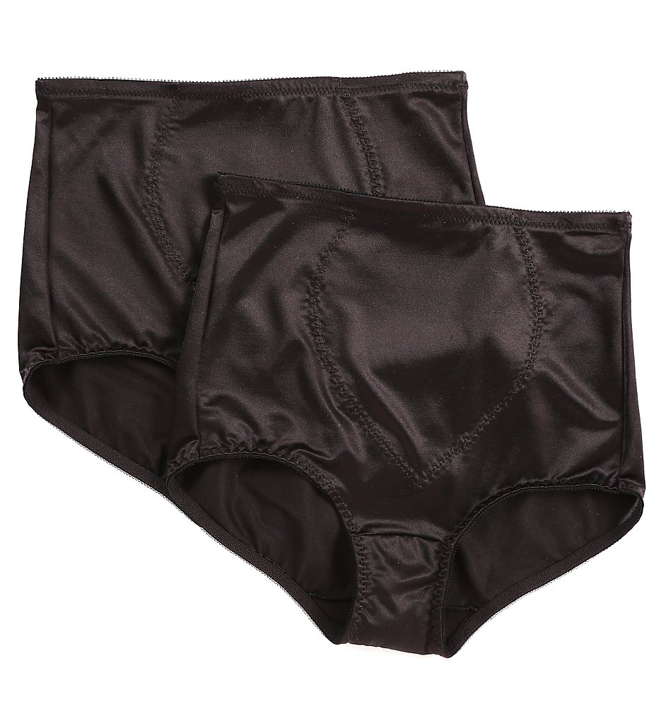 Bali X710 Jacquard Tummy Panel Shaping Brief Panty - 2 Pack - Picture 2 of 6