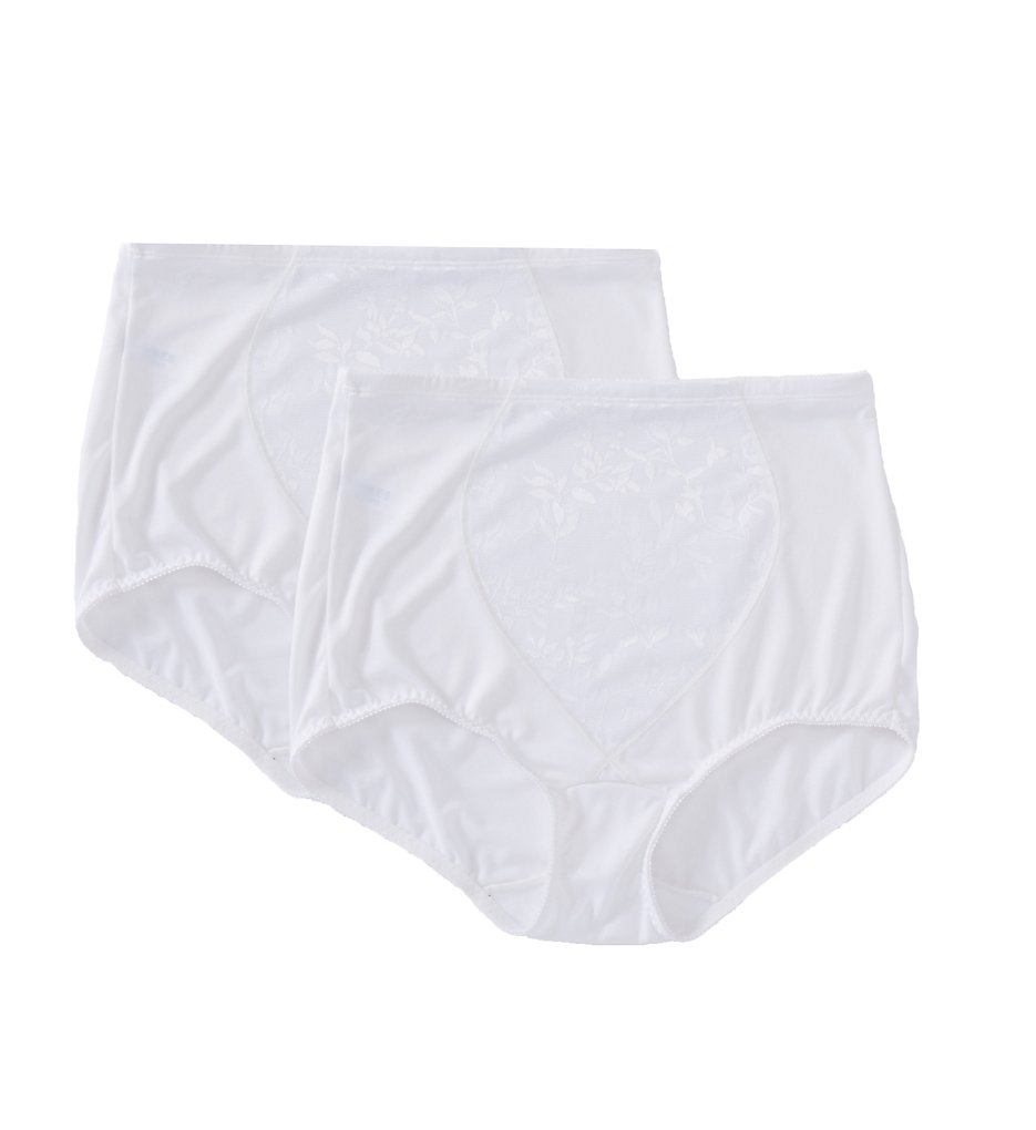 Bali X710 Jacquard Tummy Panel Shaping Brief Panty - 2 Pack | eBay