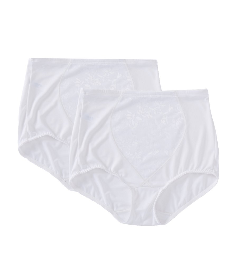 Bali X710 Jacquard Tummy Panel Shaping Brief Panty - 2 Pack - Picture 6 of 6