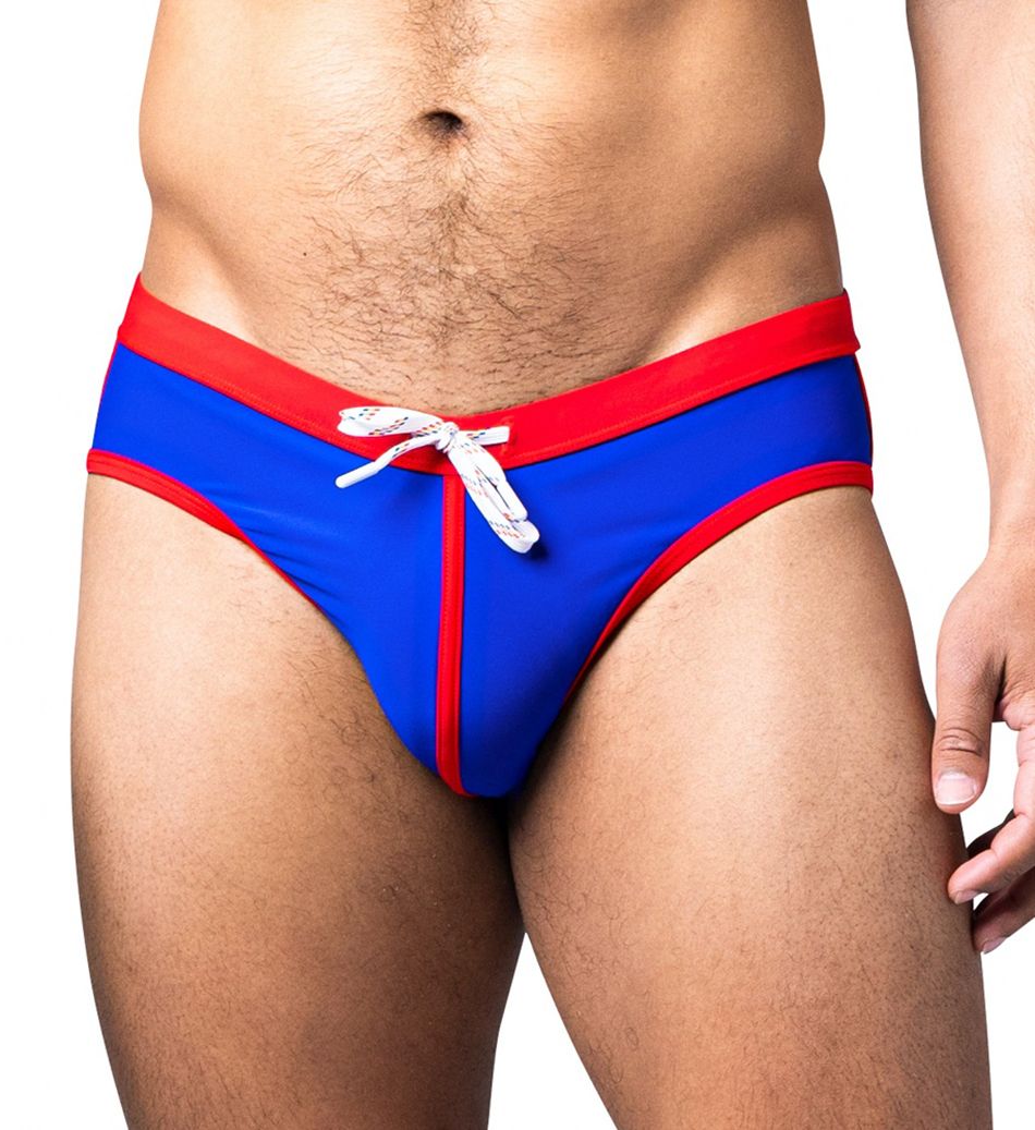Bike Men's Coastline Swim Brief (BAM404) | Size Medium | HisRoom.com
