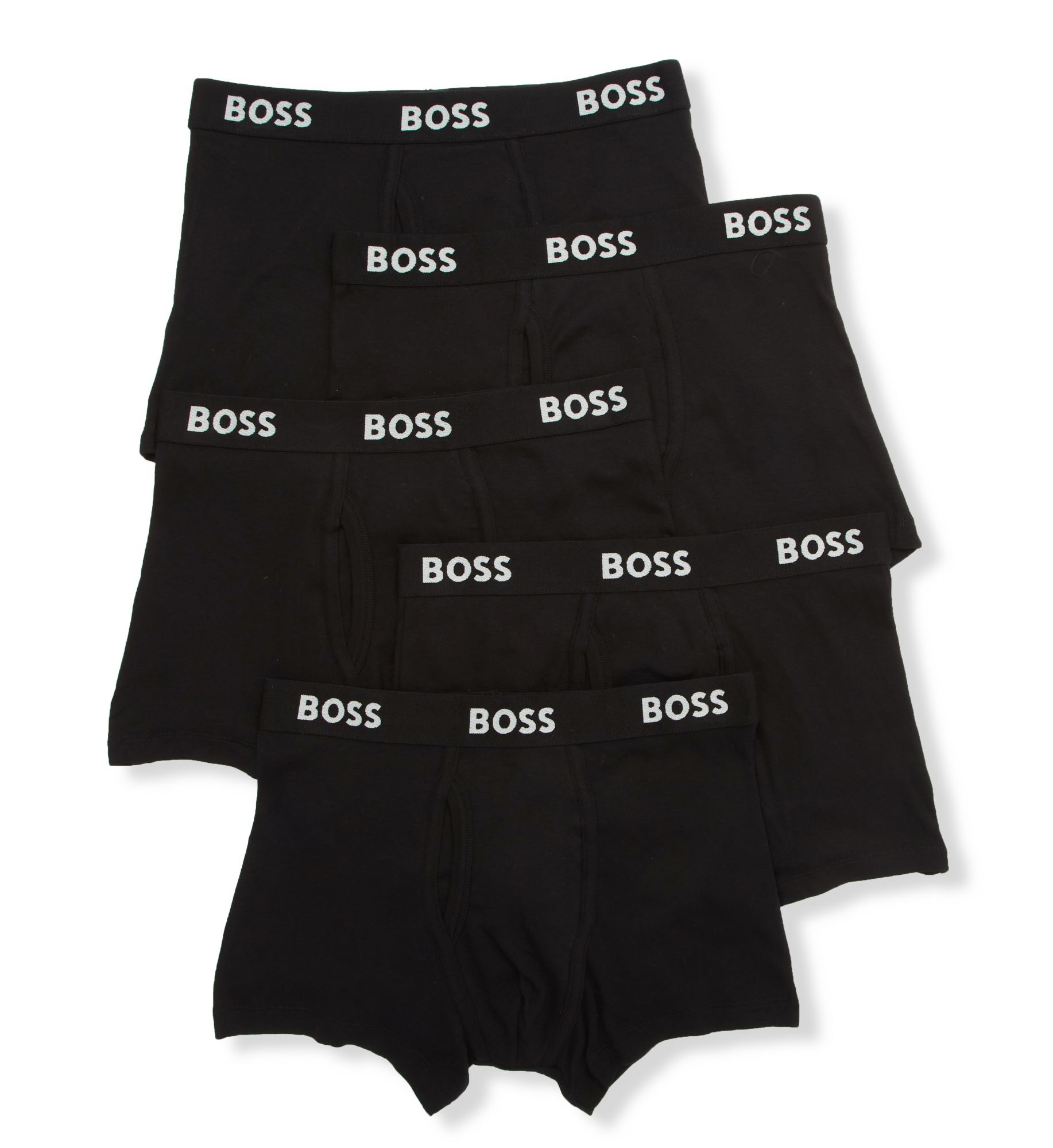 Boss Hugo Boss Men's Boss Hugo NOS Authentic Trunk - 5 Pack, Black (0475391) XL in Black (0475391) | Size XL | HisRoom.com