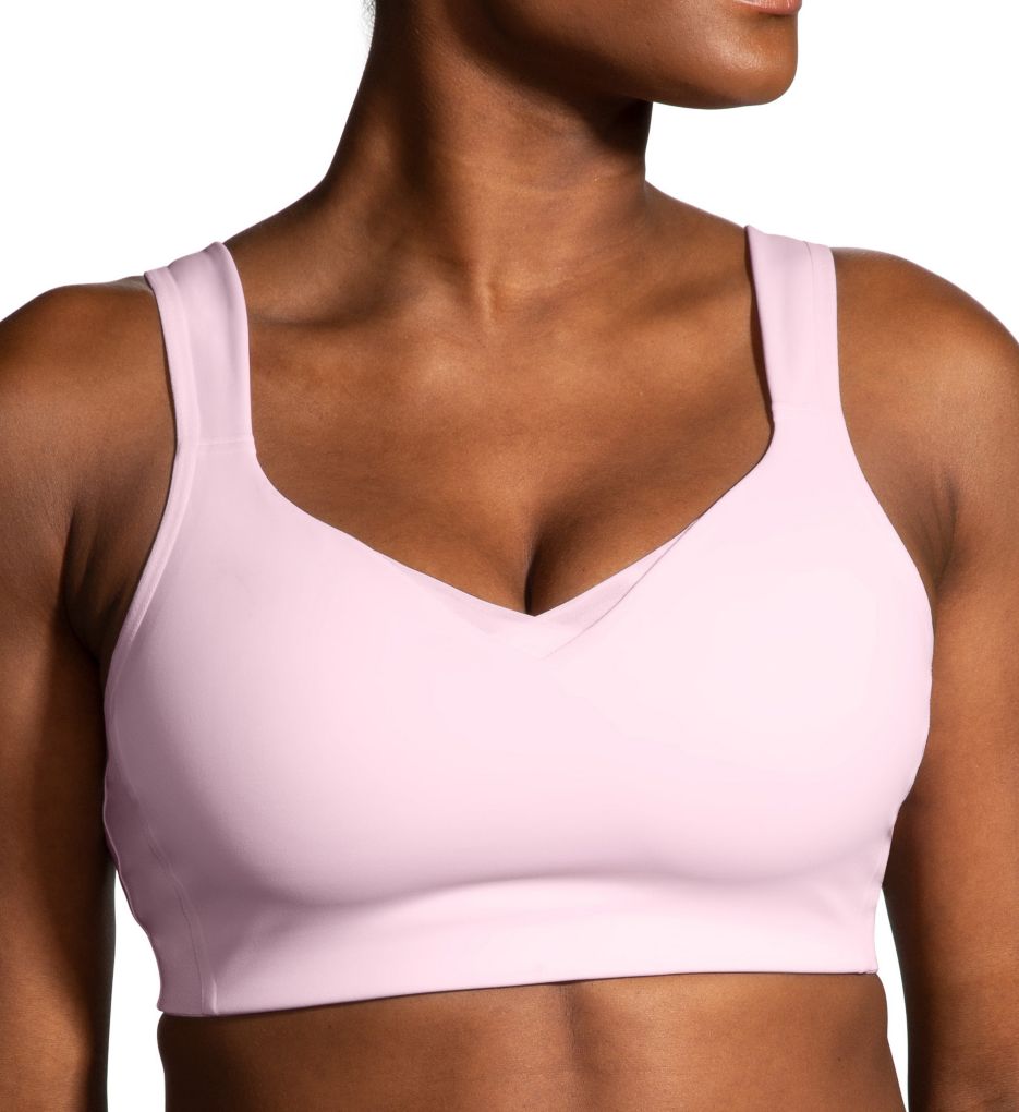 Brooks Running Drive Convertible Run Sports Bra, Black ( Size 32DD