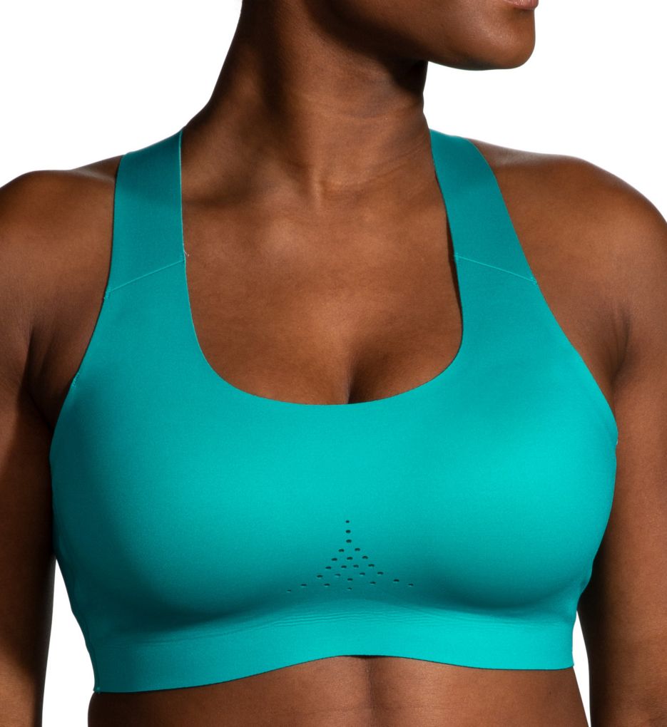 Women's Brooks 350084 Dare Crossback 2.0 DriLayer Sports Bra (Navy 34C/D) 