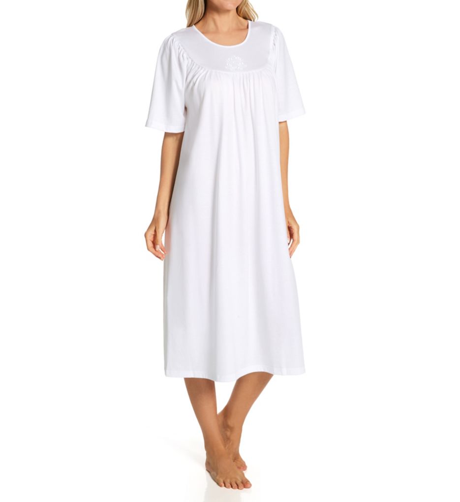 Calida 34000 Soft Cotton Short Sleeve Nightgown eBay