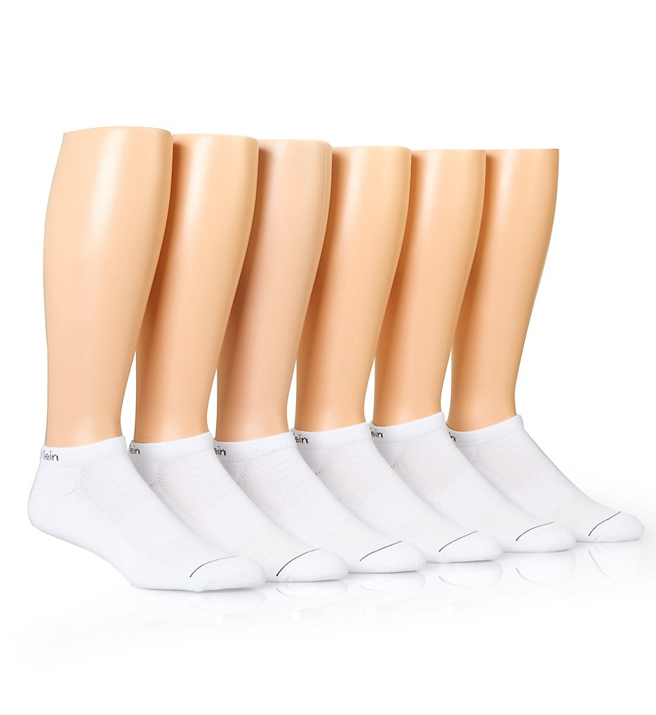 Calvin Klein 201LC14 Classic Athletic Low Cut Socks - 6 Pack - Picture 2 of 2