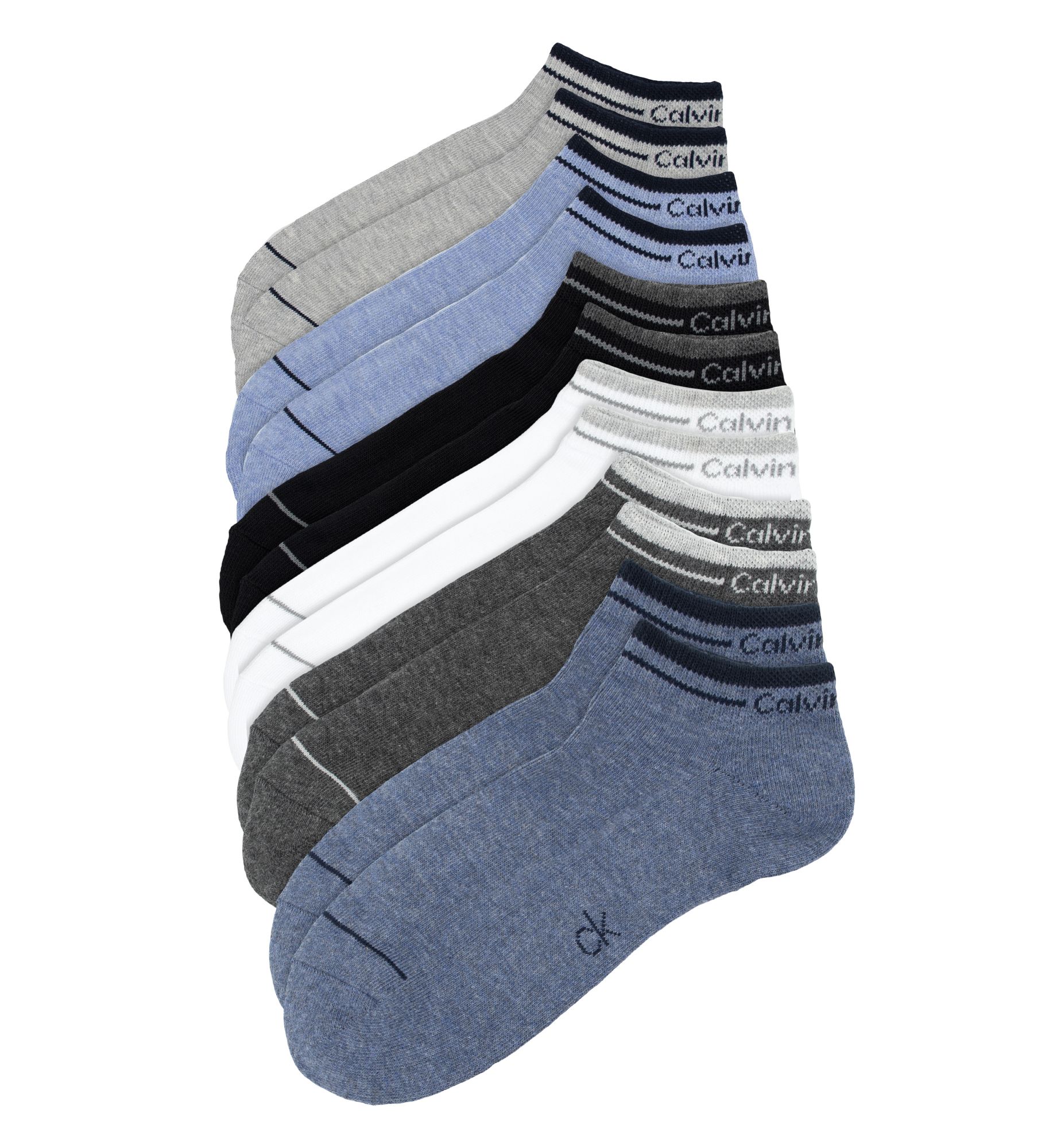Calvin Klein Men's Sport Low Cut Sock (201LC24) | HisRoom.com