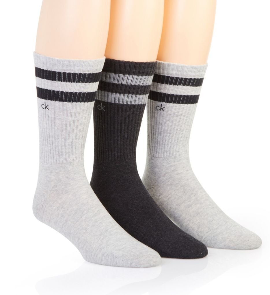 Logo 3 Pack Crew Socks