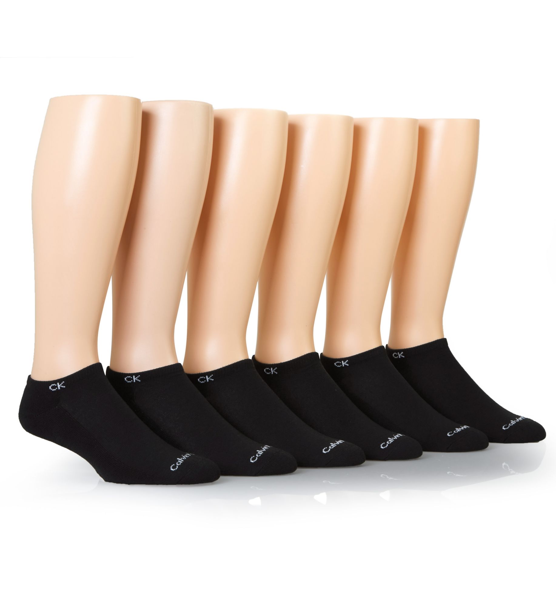 Calvin Klein Men's Basic Cushion No Show Sock in Black (213NS04) | HisRoom.com